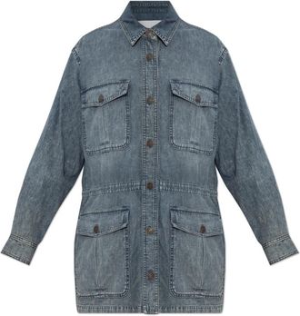 Isabel Marant Nossia Denim Jacket - Dames - Spijkerjassen - Blauw - XS - Denim - Jassen