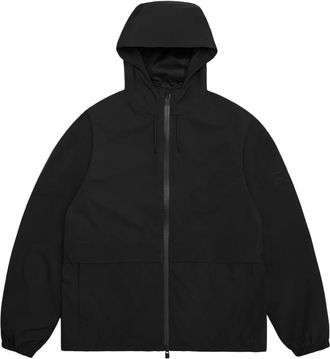 Rains Suva Hardshell Pocket Jacket - Heren - Regenjassen - Zwart - M - Polyester - Jassen