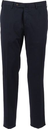 PT01 Slim-Fit Flat Front Pants with Diagonal Pockets