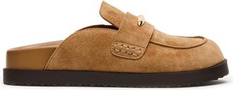 Steve Madden Tobin Flat Shoe CHESTNUT SUEDE