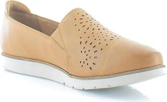 Rockport Womens Laci Gore Slip On Shoes In Honey