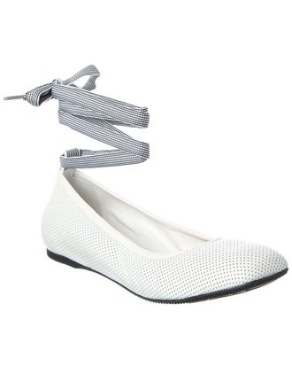 Dior D-Journey Leather Ballerina Flat