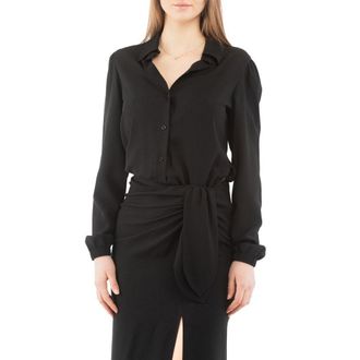 Moschino Womens Black Marabou Casual Dress