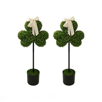 OEM Planta En Maceta Realista, &Aacute;rbol Artificial De Tr&eacute;bol, Planta-2