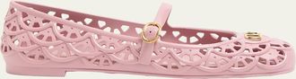 Valentino Garavani 5mm VLogo PVC Ballerina Flats