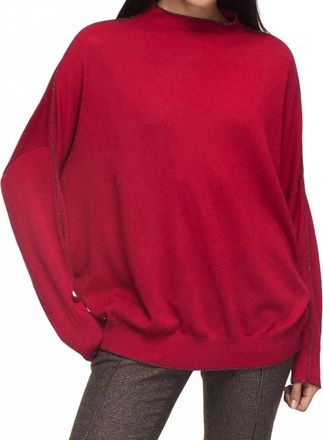 Kerisma Fawn Mock Sweater In Holly Berry