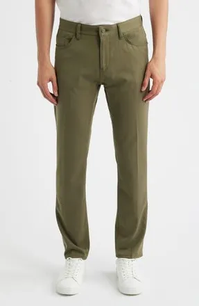 BOSS Delaware Slim Fit Five Pocket Pants in Green at Nordstrom Rack, Size 33 X 32