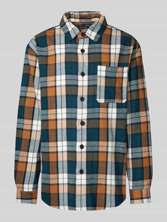 Mc Neal Regular Fit Freizeithemd mit Kentkragen in Petrol, Gr&ouml;&szlig;e XXL