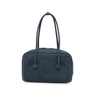 Margesherwood Embossed-logo Nubuck-leather Tote Bag