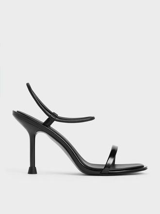 Charles & Keith Stiletto-Heel Ankle-Strap Pumps