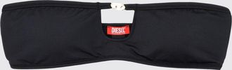 Diesel Reggiseno a fascia in misto poliammide con logo Oval D