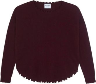 Kujten Kujten, Truien & Vesten, Dames, Bruin, S, Wol, Mela Sweater