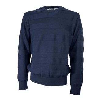 Paul & Shark Paul & Shark, Round-neck Knitwear, male, Blue, Size: M Round-neck Knitwear I20P1042