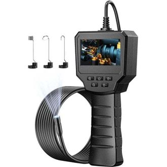 OEM C&aacute;mara De Inspecci&oacute;n De 2,4 Pulgadas, Hd 1440p, 2,0 Mp, Con 6 Led Ajustables, C&aacute;mara Digital Impermeable Ip67 De 8 Mm, Cable Semirr&iacute;gido De 5 M -crezu