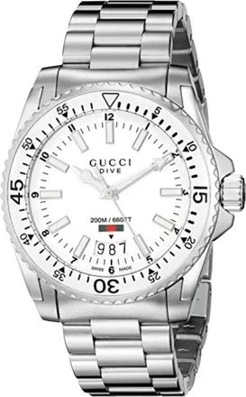 Gucci Duikhorloge - Heren - Horloges - Grijs - ONE Size - Accessoires