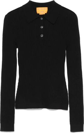 Guest In Residence Shrunken Cashmere Polo Top - Womens - Cashmere