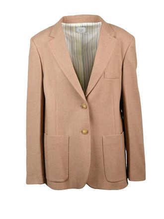 Alysi Rounded Jacket With Classic Lapel And Tailored Finish