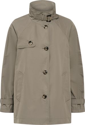 Fuchs Schmitt Outdoorjacke FUCHS SCHMITT, Damen, Gr. 36, taupe, Web, Obermaterial: 100% Polyester, unifarben, regular fit normal, hoch geschlossener Ausschnitt, mit