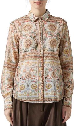 Just Cavalli Shirts, female, Multicolor, Size: XL Camicia stampa tarocchi