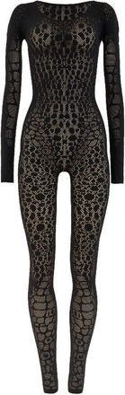 Wolford Reptile Net Jumpsuit