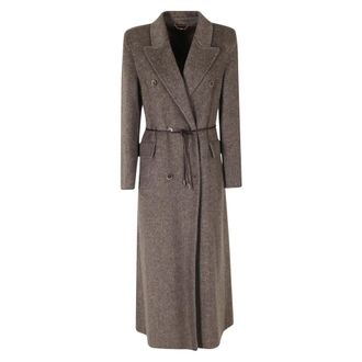 Seventy Abrigo Cruzado - Coats - Mujer - Marr&oacute;n - XS