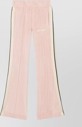Palm Angels chenille track trousers flared leg stripes
