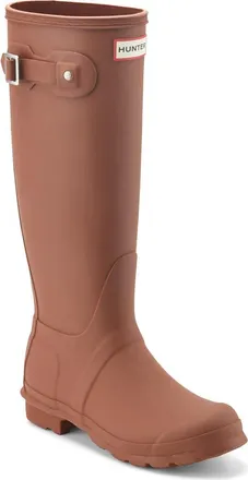 Hunter Original Tall Rain Boot in Mocha Bisque at Nordstrom, Size 10