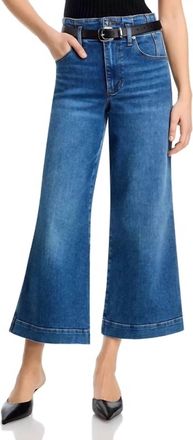 Frame Denim Seamed Wide Trousers In Charity
