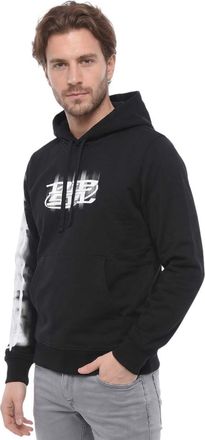 Diesel Black Graphic Logo Hoodie