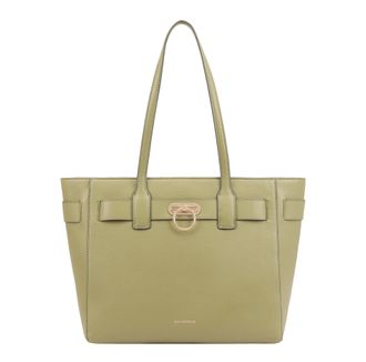 Paul Costelloe Womens Artemisia Leather Tote Bag - Green