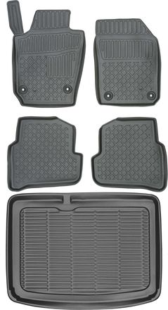 OEM Juego De Alfombrillas Para Coche Y Maletero Para Skoda Fabia Iii Hatchback A Partir De 2015