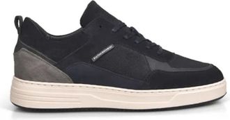 Cycleur de Luxe Schoenen, Heren, Blauw, 46 EU, Leer, Navy Blazer Sneaker voor Mannen