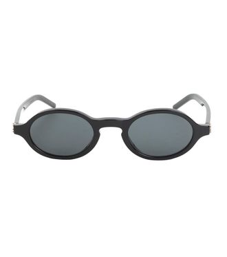 Saint Laurent Black Oval Sunglasses