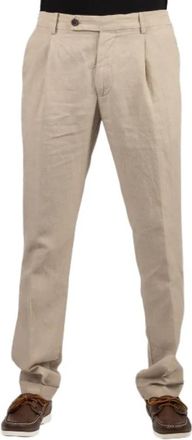 Berwich Retro Long - Heren - Nette broeken - Beige - 3XL - Broeken
