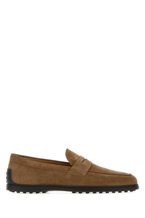 Tod's Brown Suede Loafers