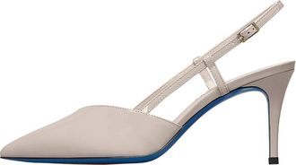 Loriblu Slingback in nude lak - Dames - Pumps - Beige - 39 EU - Schoenen