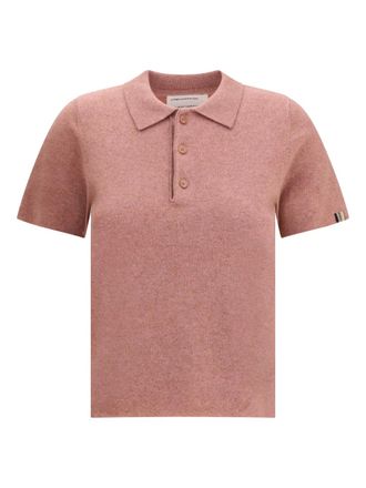 Extreme Cashmere N&deg;198 Salamander button polo shirt - Pink