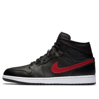 Nike Jordan Air Jordan 1 Retro Mid Black Team Red 554724-009