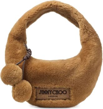 Jimmy Choo London Winter Shearling Shoulder Bag