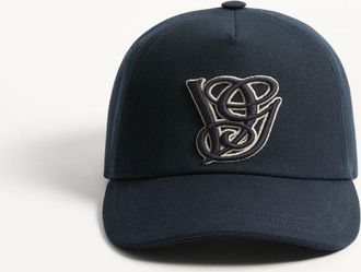 Valentino Garavani Baseball Cap Valentino Garavani In Cotone Con Ricamo Uomo BLU 57