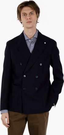 L.B.M. 1911 Blazer doppiopetto navy