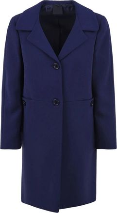 Aspesi Mod. 0760 Coat - Dames - Mantel - Blauw - S - Katoen - Jassen