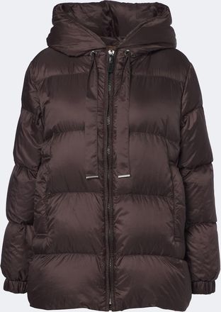 Max Mara The Cube hooded quilted down jacket