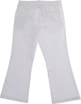 N&deg;21 Girls Pants White Cotton Trousers