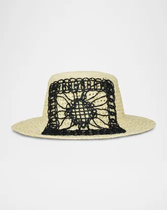 Gigi Burris Millinery Maeve Crochet Bucket Hat