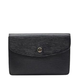 Louis Vuitton Pre-owned Wallets, female, Black, Size: ONE SIZE Pre-owned Epi Shoulder Bag