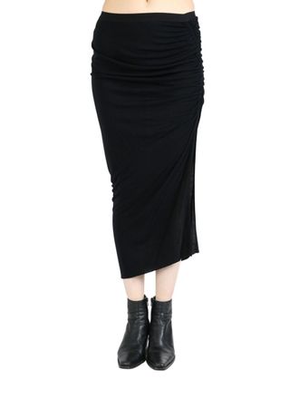 Rick Owens Svita midi skirt - women - Viscose - 40 - Black