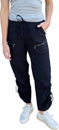Xcvi Drawstring Trotter Pants In Black
