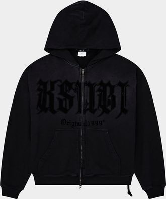 Ksubi Mens Kstudio Ekcess Full-Zip Cotton Hoodie