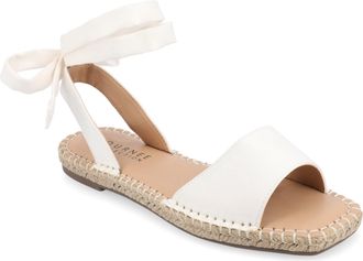 Journee Collection Women & apos;s Emelie Medium and Wide Width Espadrille Sandals